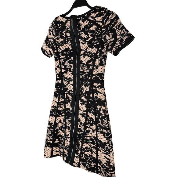 Karen Millen Women's Lace Jacquard Bandage Knit Dress Office Wear Cocktail Party - Picture 7 of 10